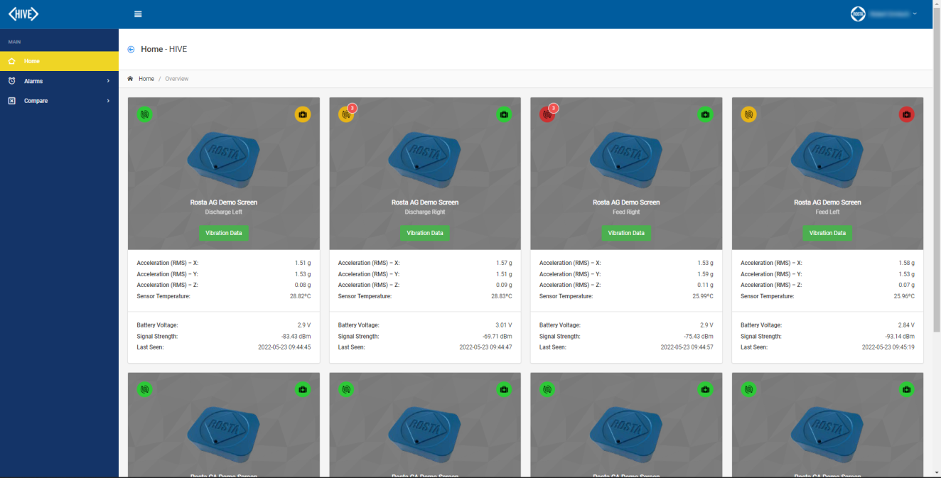 ROSTA Digital dashboard
